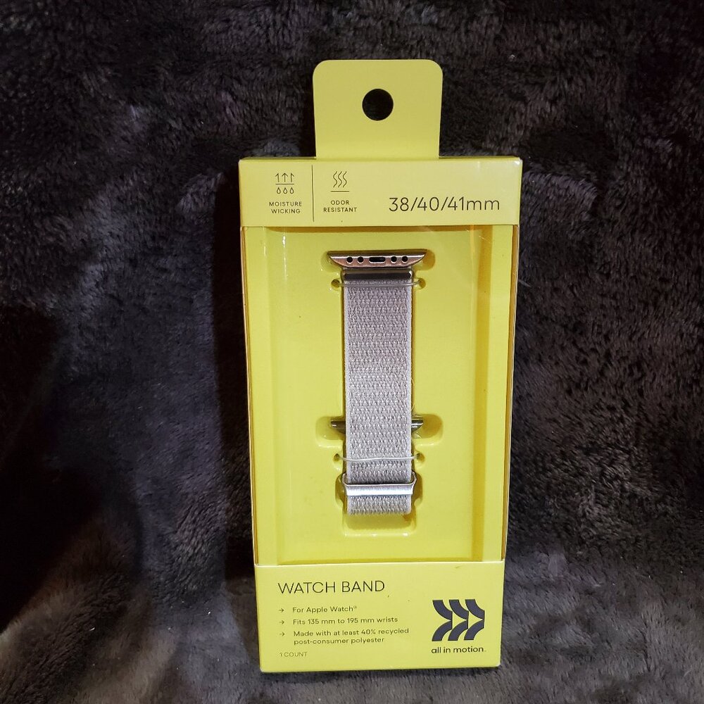 All In Motion Polyester Band for Apple Watch 38mm/40mm/41mm - Confident Khaki